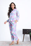 Zivame Buttersoft Knit Poly Pyjama Set - Pink Lady — thumbnail 2